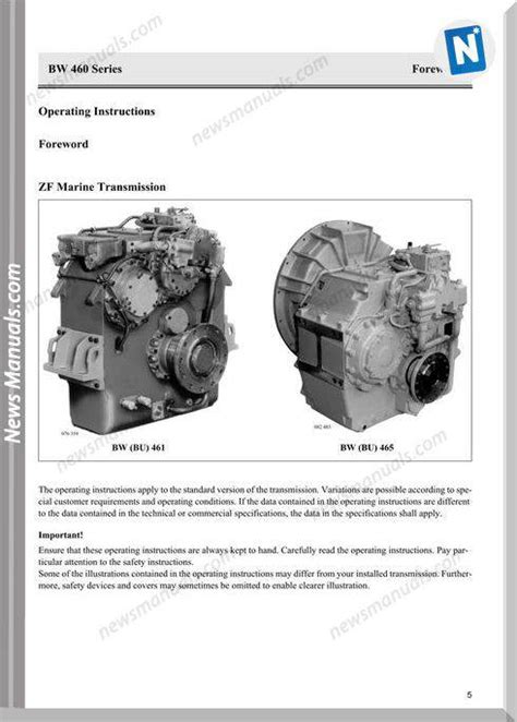 zf 4600 gearbox manual PDF
