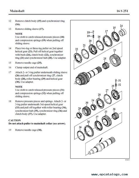 zf ecosplit 16s 221 transmission repair manual PDF