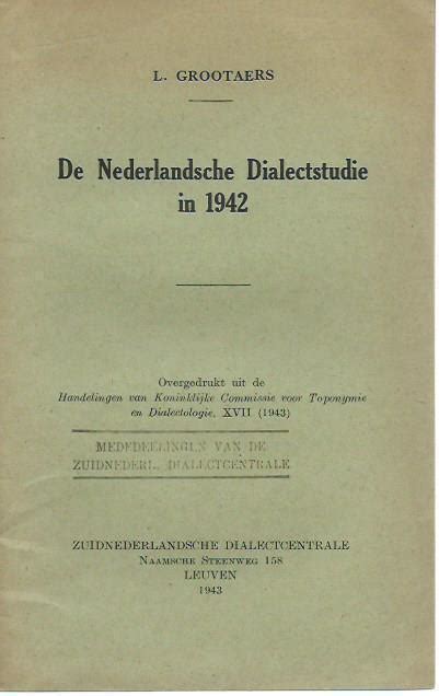 zielkundige verwikkelingen nederlandsche dialectstudie Doc