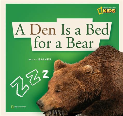zigzag a den is a bed for a bear Reader