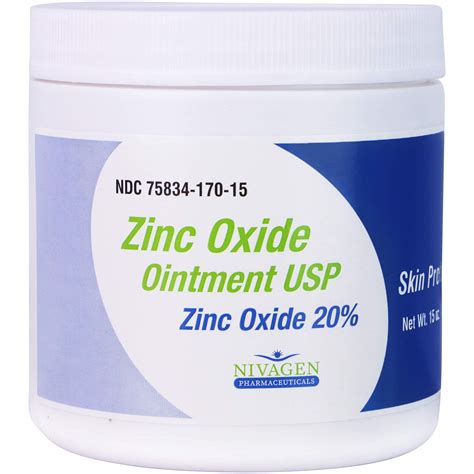 zinc oxide cream for nose