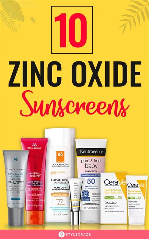 zinc sunscreen for face