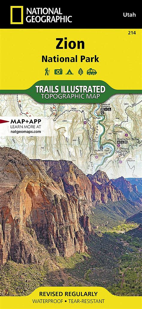 zion national park national geographic trails illustrated map Reader