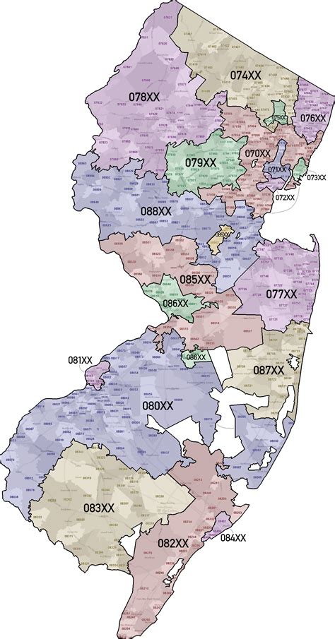 zip code for new jersey