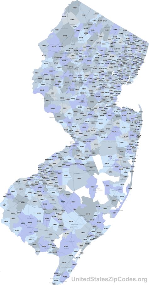 zip code united states new jersey