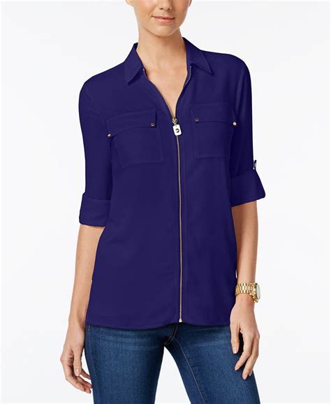 zip shirts women