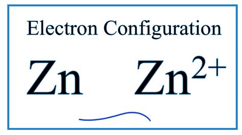 zn2+ electron configuration