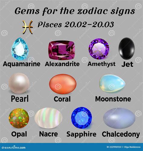 zodiac stones for pisces