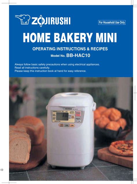 zojirushi bread maker manual Doc
