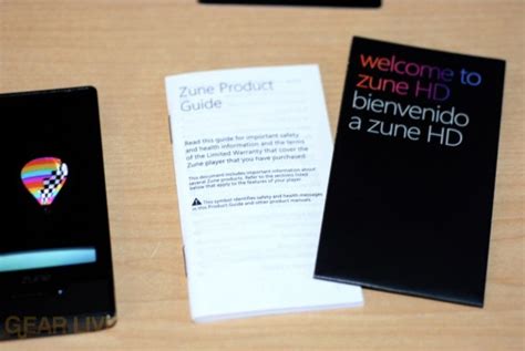zune hd owners manual PDF