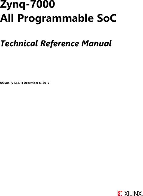 zynq technical reference manual Epub